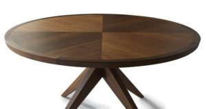 Round Bonfire luxury sustainable handcrafted made in america maine furniture custom
