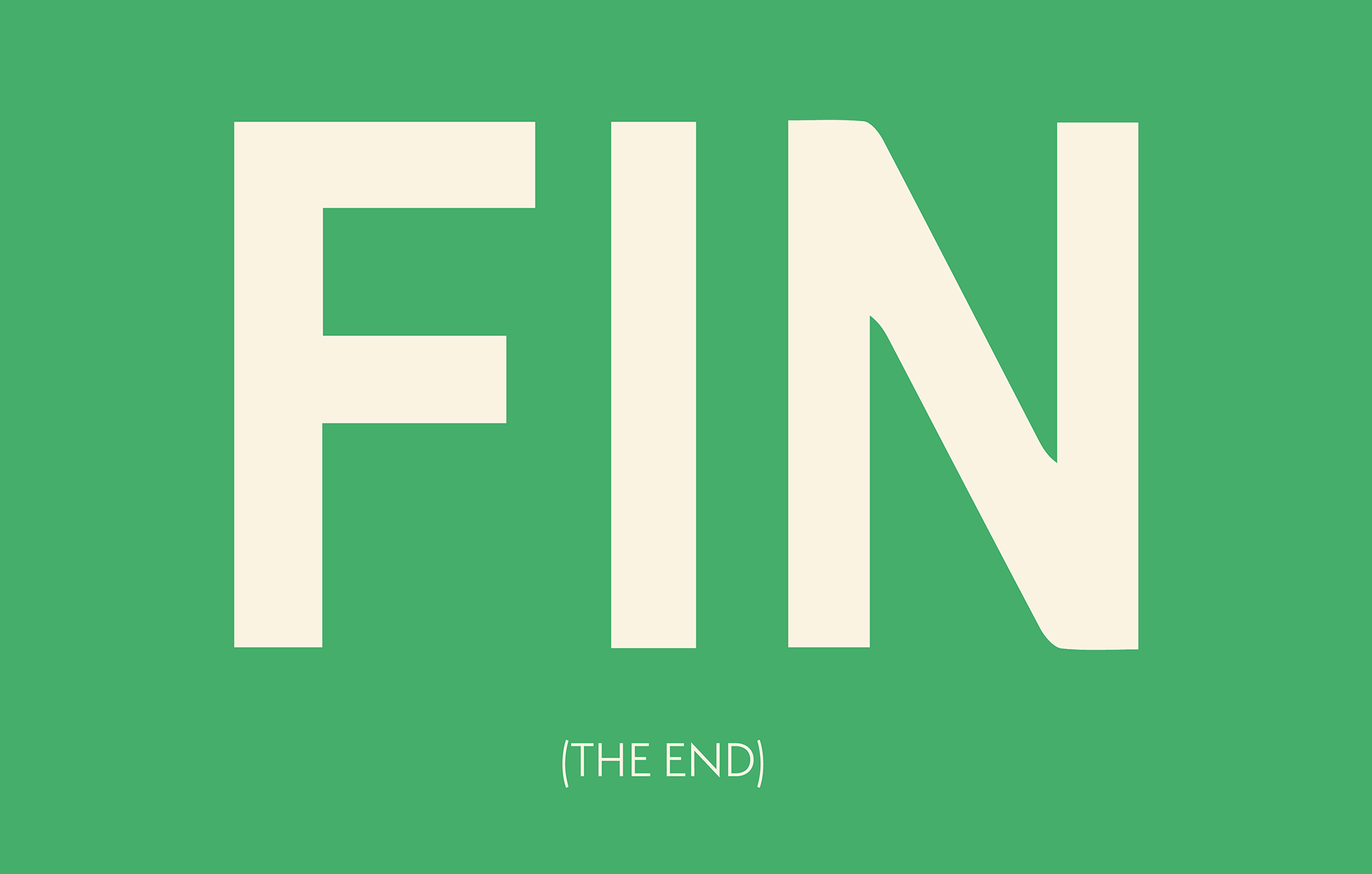 The End