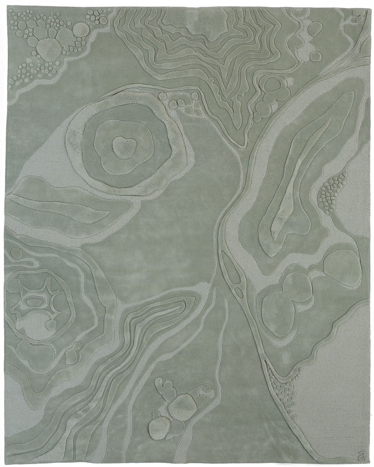 An organic patterned rug called Nebula Dream