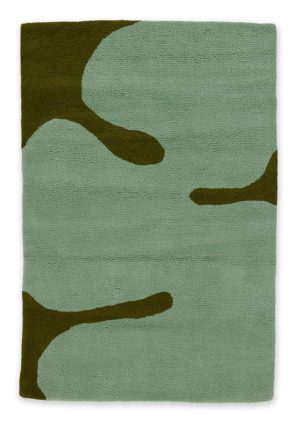 Astrud Palm Leaf area rug by Angela Adams